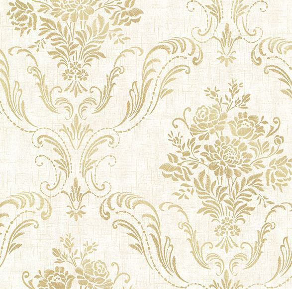 Astoria Grand Woodbine 33' x 20.5" Damask 3D Embossed Wallpaper Wayfair